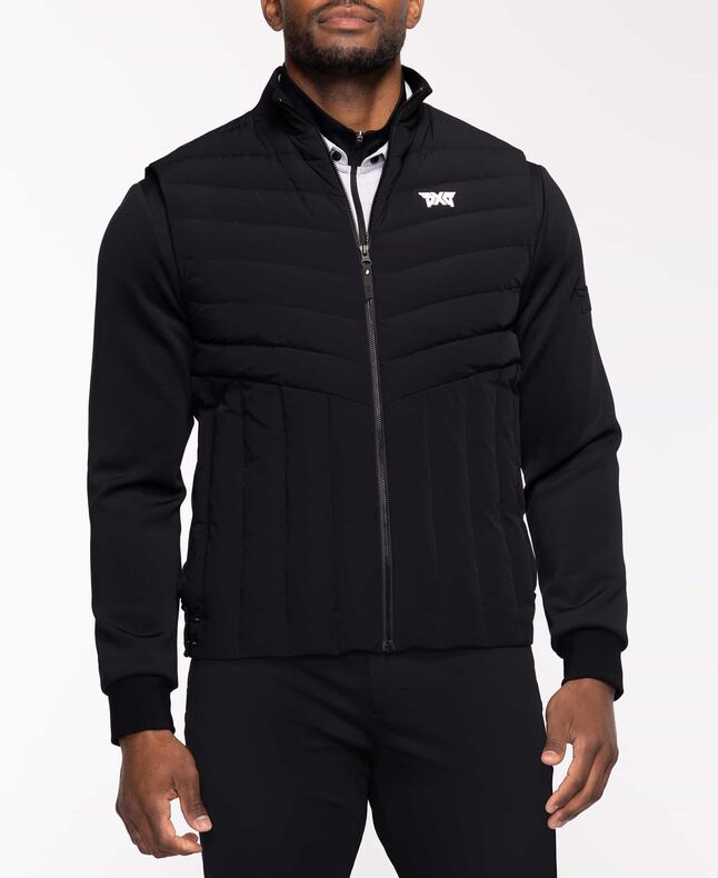 Hybrid Down Jersey Full-Zip Jacket